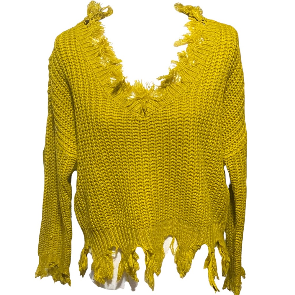Mustard yellow sweater
